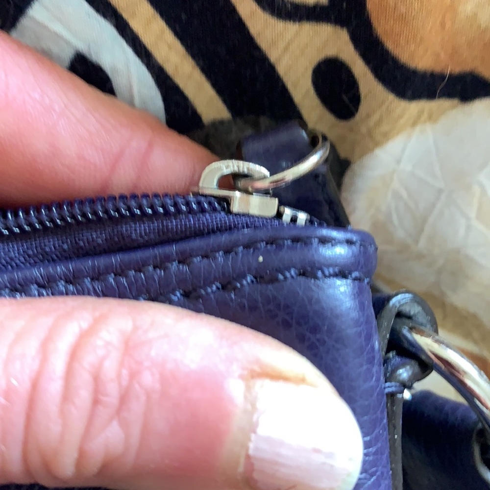 Purple Leather Crossbody - Picture 10 of 10